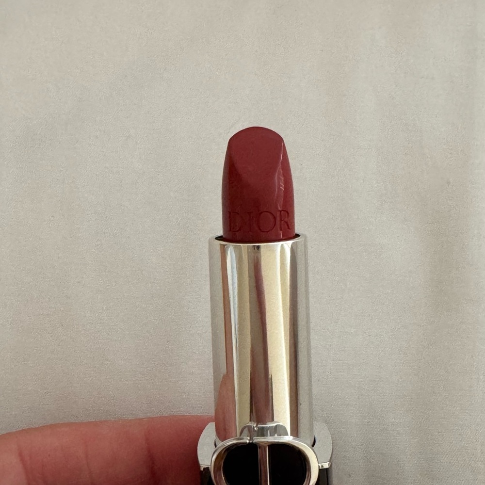Dior Red Lipstick with White and Gold Keychain - Picture 4 of 5